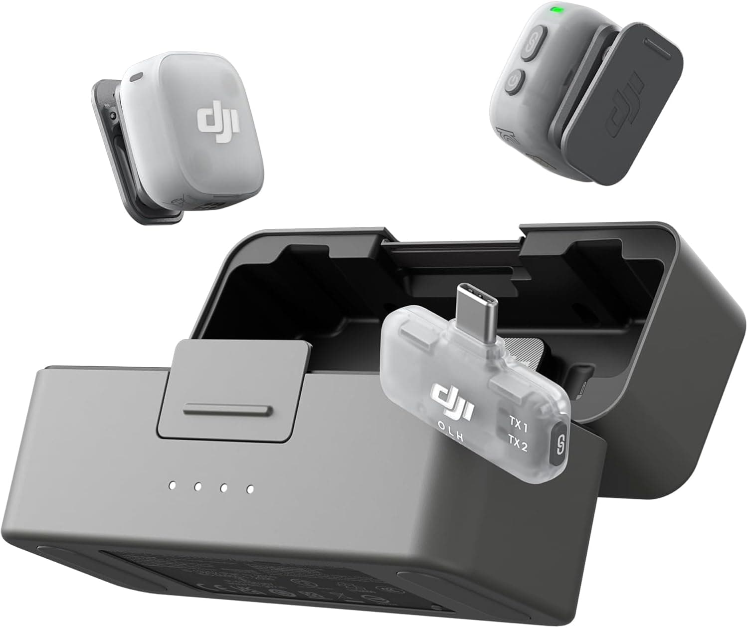 میکروفون بیسیم DJI Mic Mini 2 با 2 فرستنده، گیرنده موبایلی و کیس شارژ میکروفون بیسیم DJI Mic Mini 2 با 2 فرستنده، گیرنده موبایلی و کیس شارژ