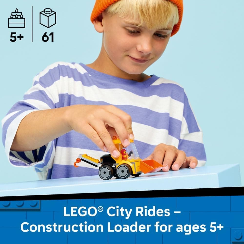 لگو سری City Rides مدل Construction Loader 60483 لگو سری City Rides مدل Construction Loader 60483