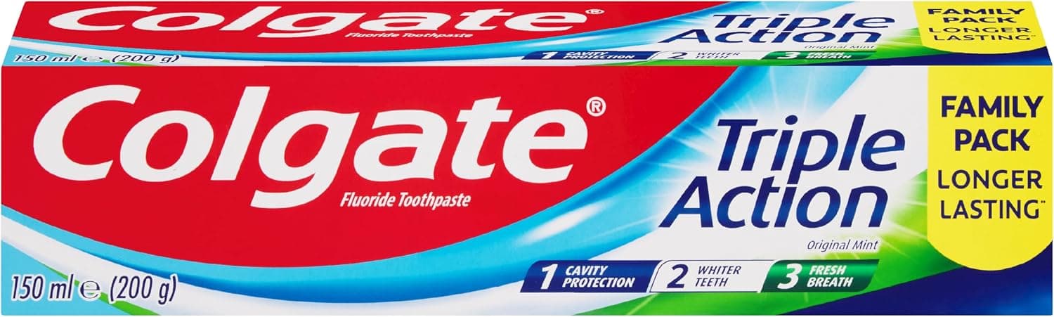 خمیردندان Colgate سهاثر با محافظت ضدپوسیدگی و طراوت نعنایی 150 ml خمیردندان Colgate سهاثر با محافظت ضدپوسیدگی و طراوت نعنایی 150 ml