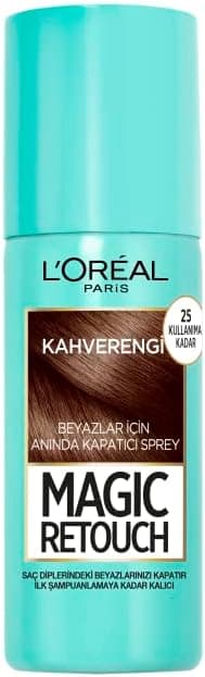 اسپری پوشاننده ریشه سفید مو L'Oreal Paris Magic Retouch قهوهای 75ml بسته 3 تایی اسپری پوشاننده ریشه سفید مو L'Oreal Paris Magic Retouch قهوهای 75ml بسته 3 تایی