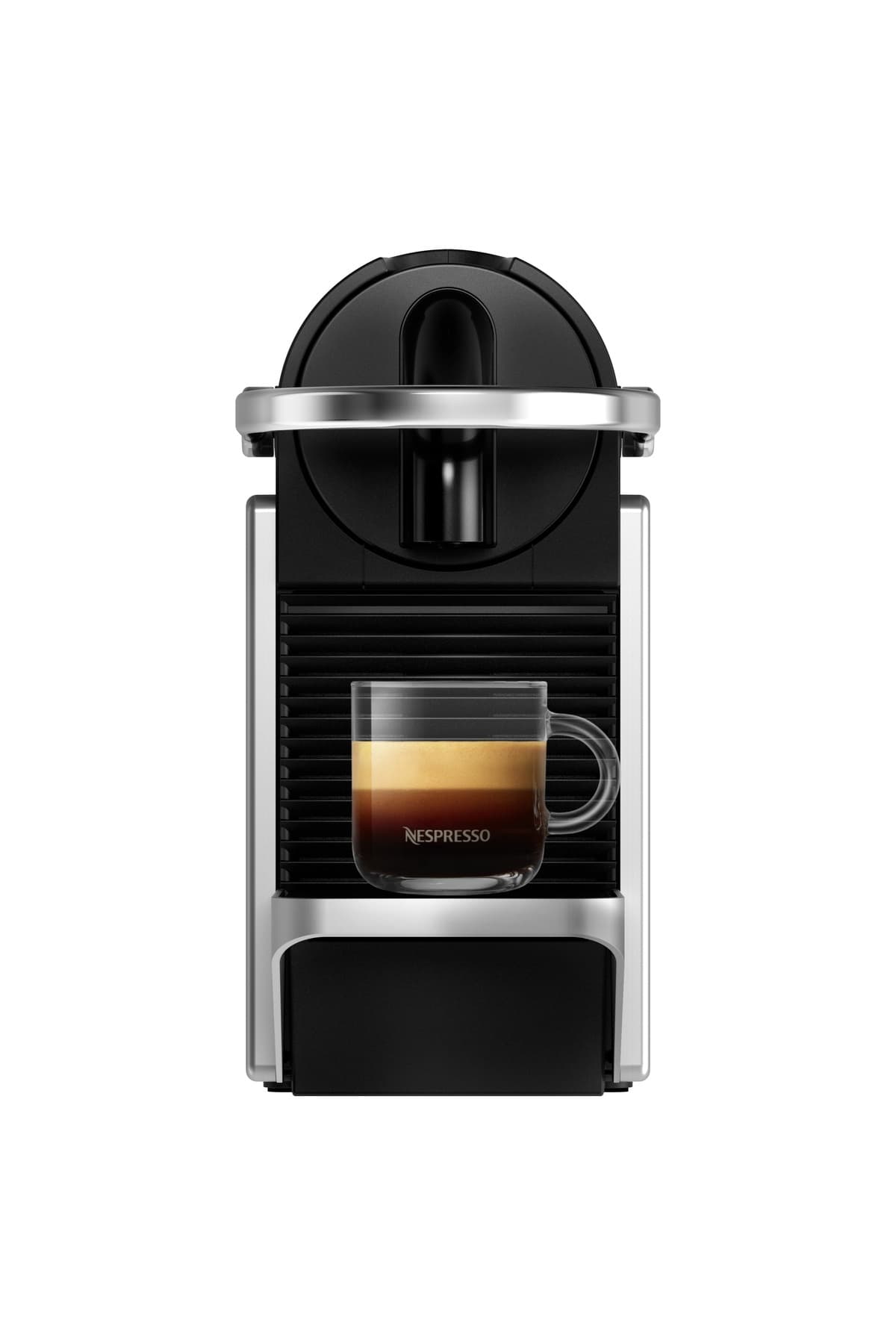 قهوهساز Nespresso نقرهای مدل D62 Pixie قهوهساز Nespresso نقرهای مدل D62 Pixie