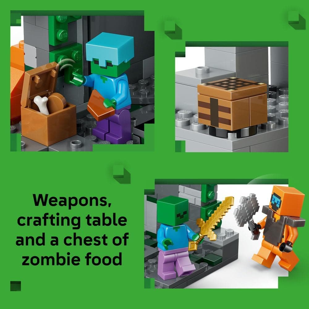 لگو Minecraft Zombie Dungeon مدل 21587 لگو Minecraft Zombie Dungeon مدل 21587