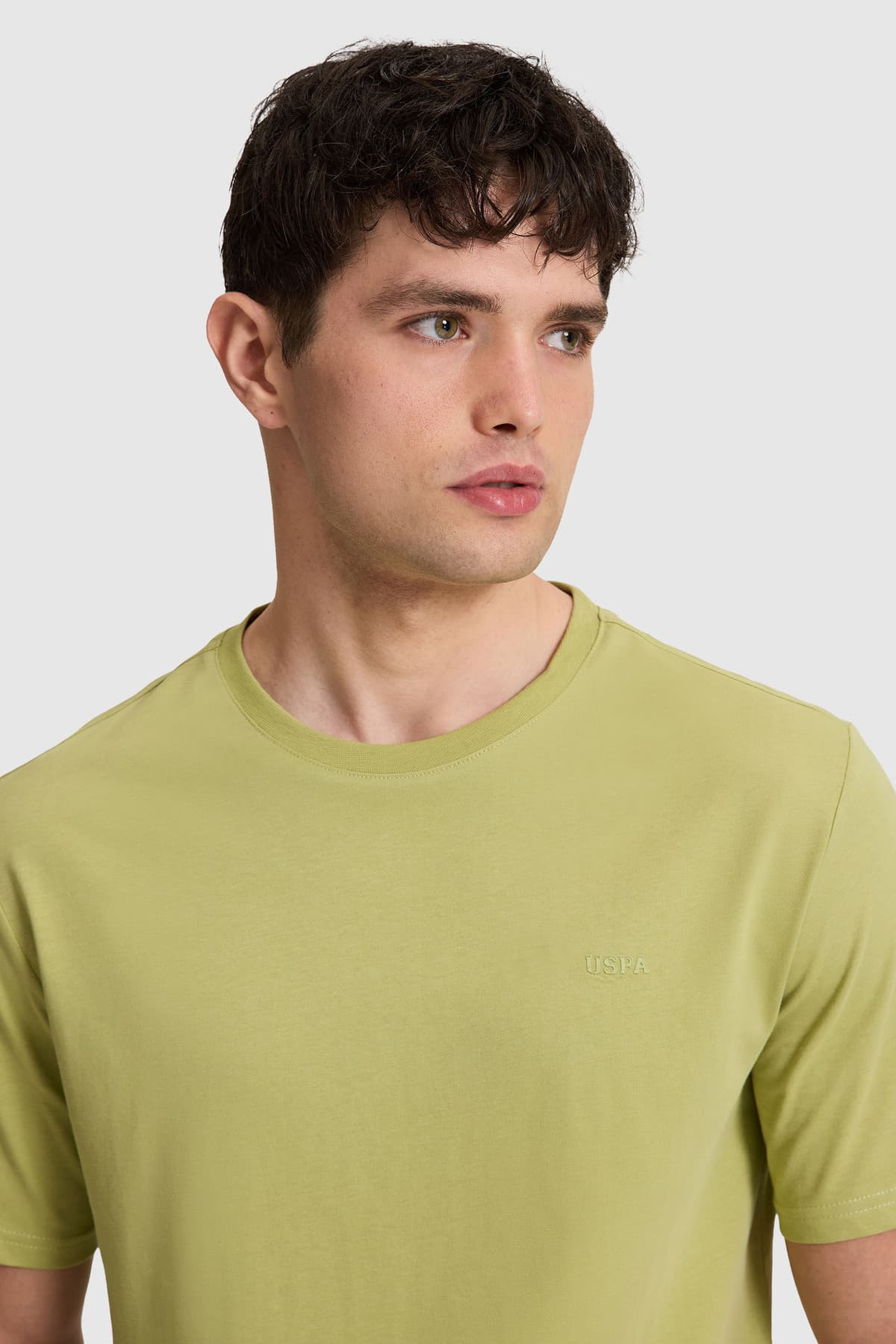 تیشرت مردانه U.S. Polo Assn. سبز فیت معمولی یقه گرد بیسیک مدل 50327022-VR016 تیشرت مردانه U.S. Polo Assn. سبز فیت معمولی یقه گرد بیسیک مدل 50327022-VR016