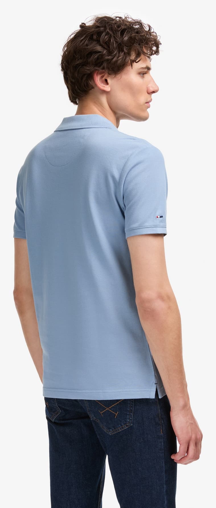 تیشرت مردانه U.S. Polo Assn. فیت اسلیم یقه پولو آبی بیسیک مدل 50322304-VR036 تیشرت مردانه U.S. Polo Assn. فیت اسلیم یقه پولو آبی بیسیک مدل 50322304-VR036