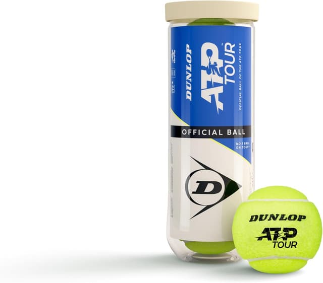 توپ تنیس Dunlop Sports مناسب زمین خاکی، سخت و چمن مدل ATP Tour بسته 3 عددی توپ تنیس Dunlop Sports مناسب زمین خاکی، سخت و چمن مدل ATP Tour بسته 3 عددی