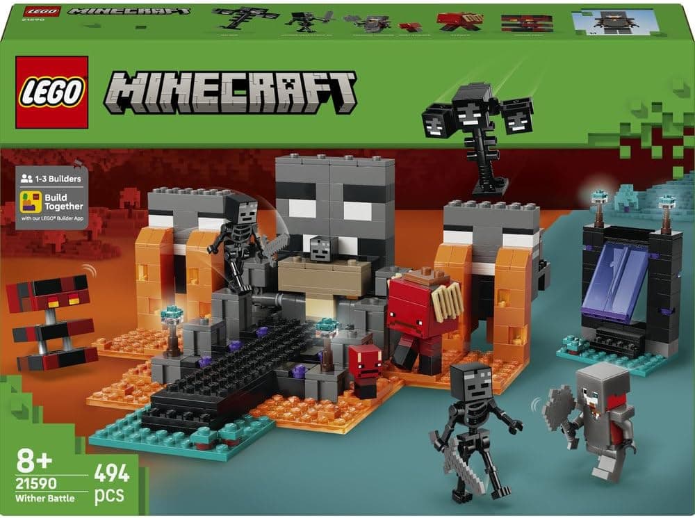 لگو Minecraft Wither Battle مدل 21590 لگو Minecraft Wither Battle مدل 21590