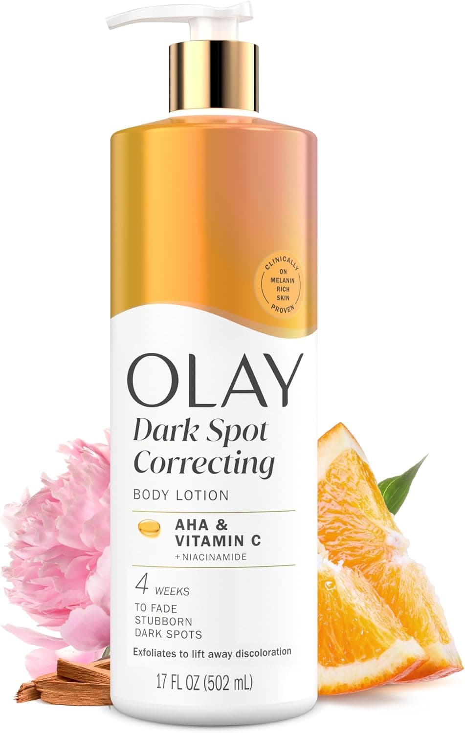 لوسیون بدن زنانه Olay با سرم AHA کاهش تیرگی پوست 17 fl oz لوسیون بدن زنانه Olay با سرم AHA کاهش تیرگی پوست 17 fl oz