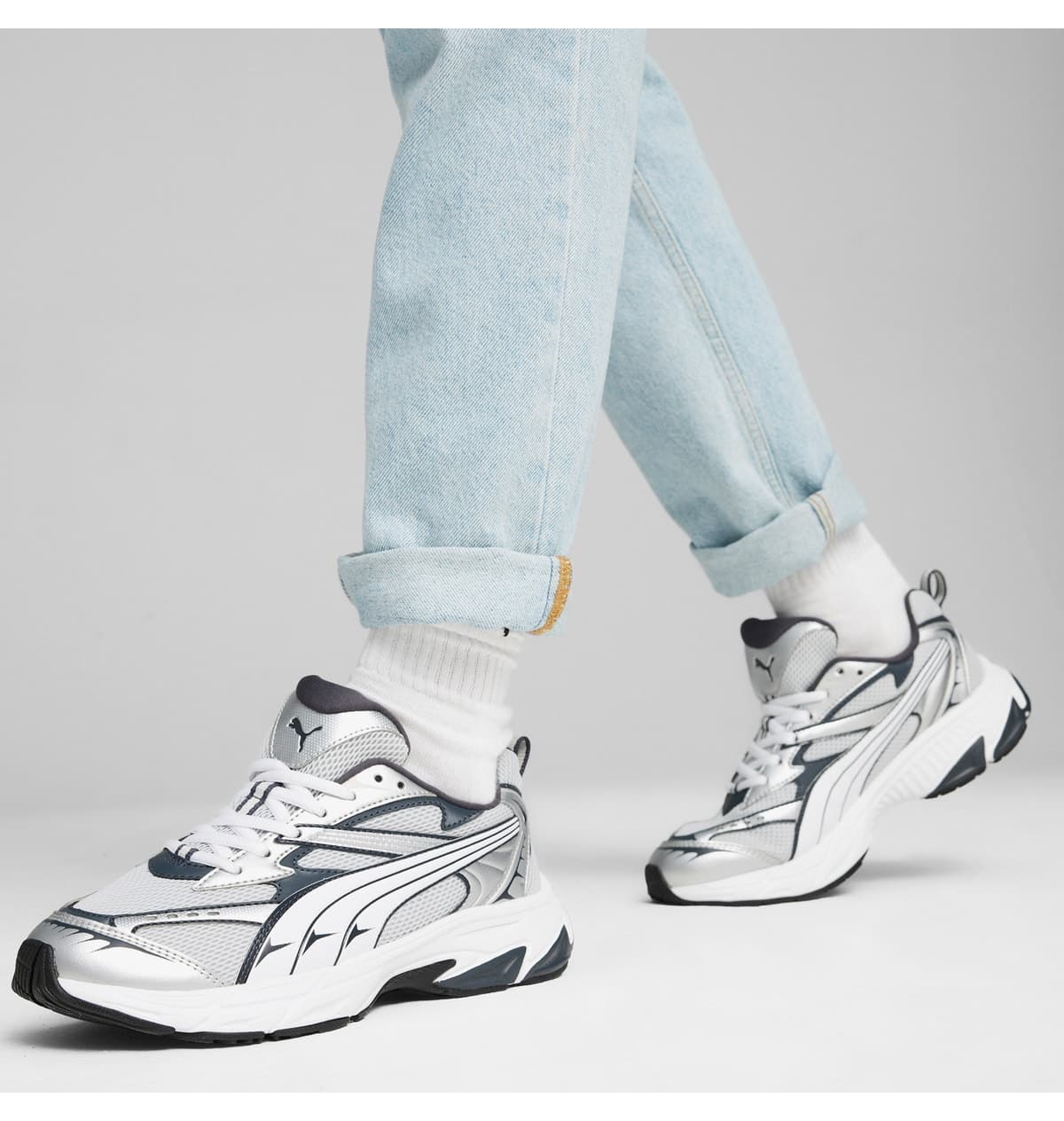 کفش ورزشی یونیسکس Puma خاکستری Morphic کفش ورزشی یونیسکس Puma خاکستری Morphic