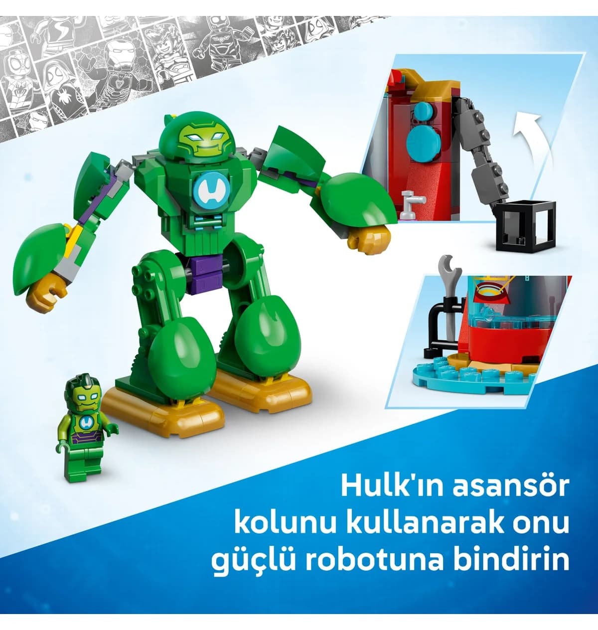 لگو Disney Junior Marvel Loki در برابر Iron Man مدل 11211 لگو Disney Junior Marvel Loki در برابر Iron Man مدل 11211