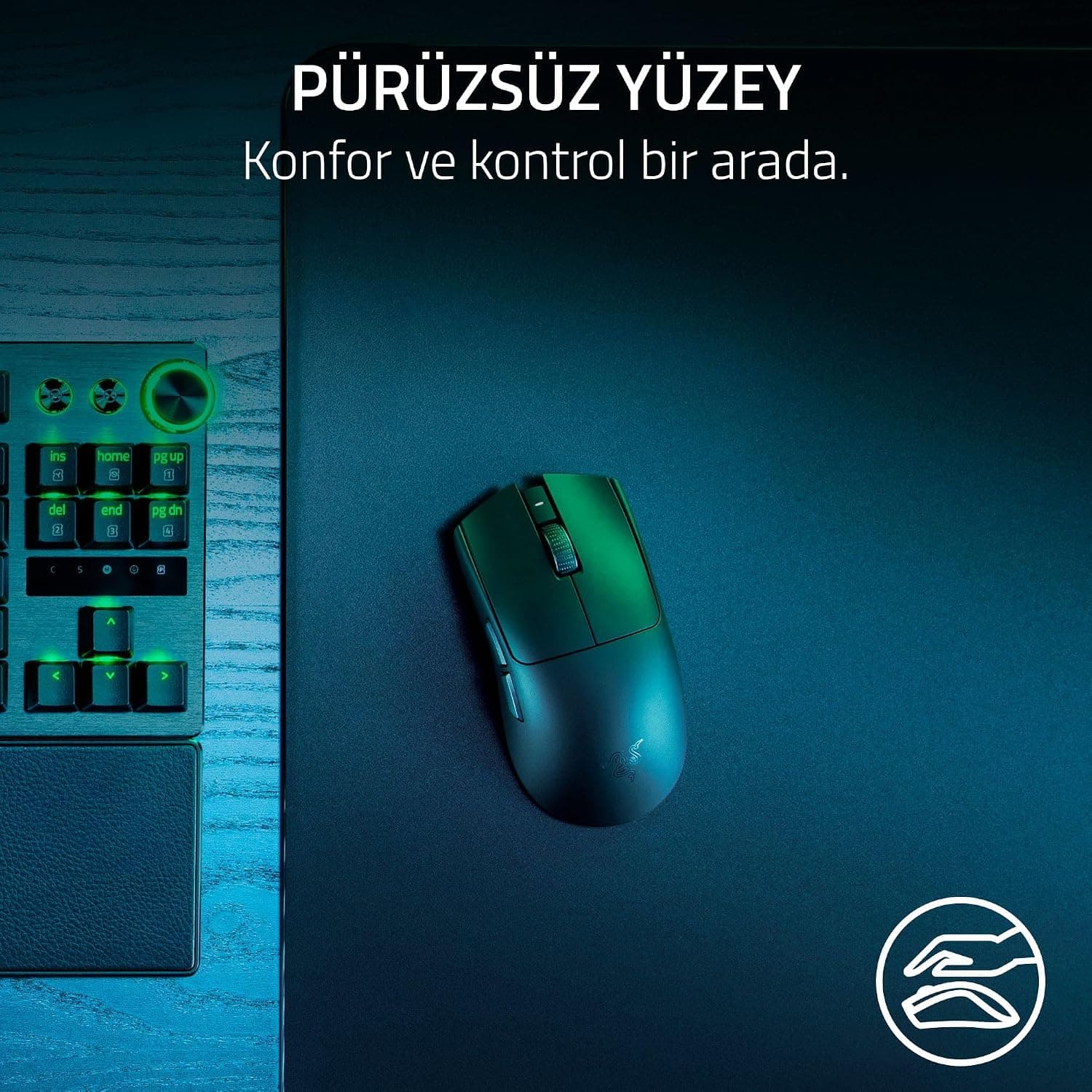 ماوس گیمینگ بیسیم Razer Viper V3 Pro SE سبک 54 g مشکی ماوس گیمینگ بیسیم Razer Viper V3 Pro SE سبک 54 g مشکی