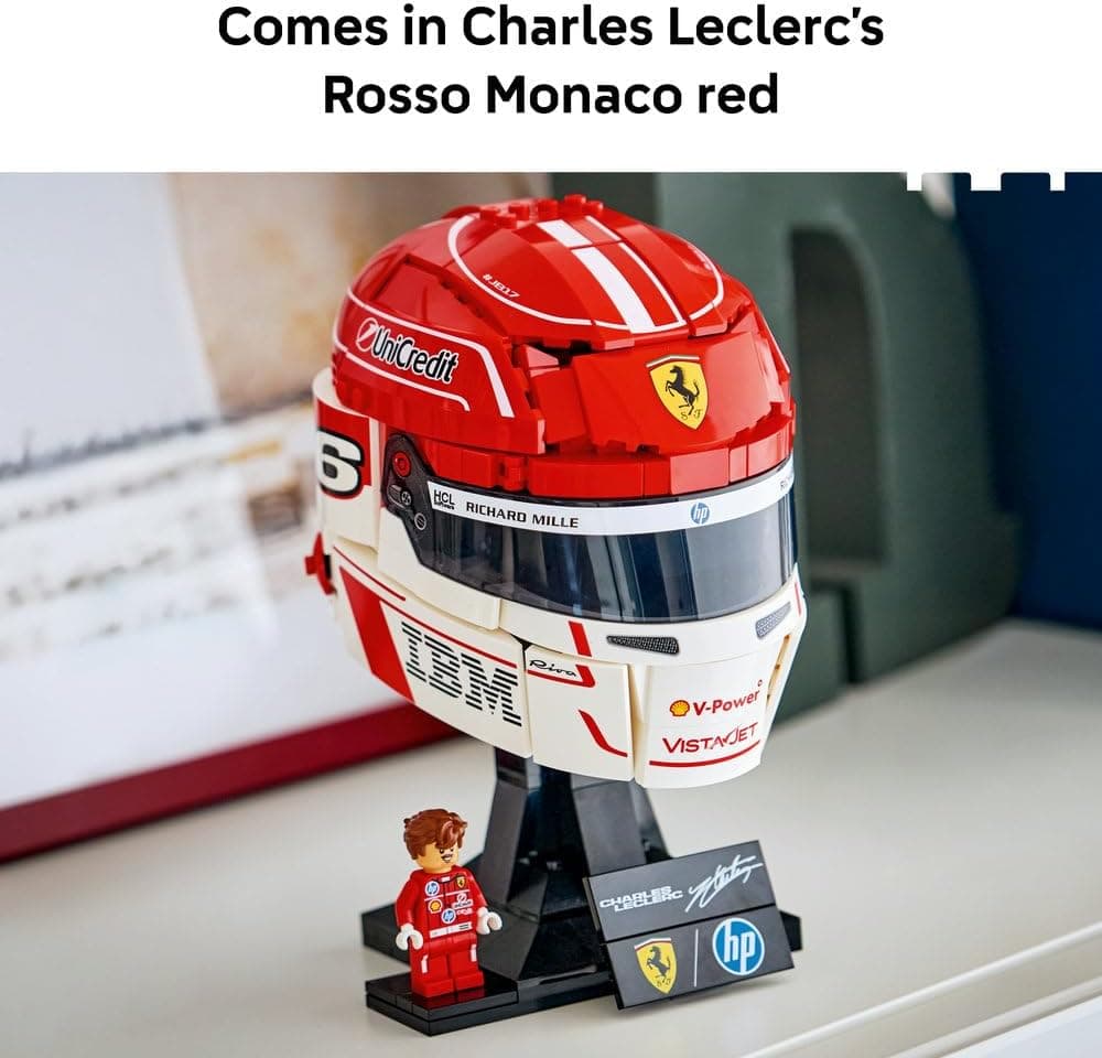 لگو Editions Scuderia Ferrari HP Charles Leclerc کلاه مدل 43014 لگو Editions Scuderia Ferrari HP Charles Leclerc کلاه مدل 43014
