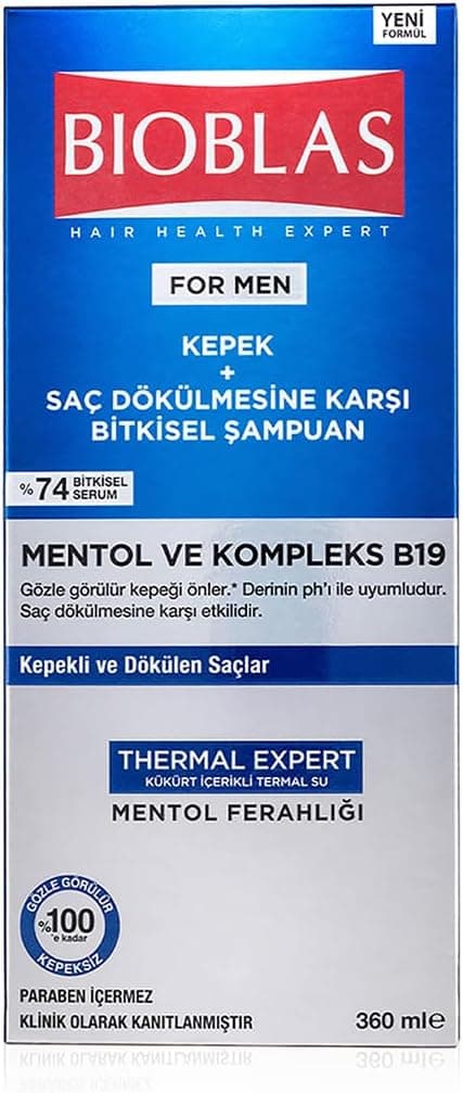 شامپو Bioblas مدل Thermal Expert ضد شوره و ریزش مو 360 ml شامپو Bioblas مدل Thermal Expert ضد شوره و ریزش مو 360 ml