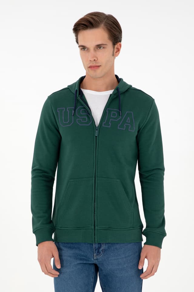 کاردیگان مردانه U.S. Polo Assn. بافت سبز تیره مدل 50295172-VR079 کاردیگان مردانه U.S. Polo Assn. بافت سبز تیره مدل 50295172-VR079