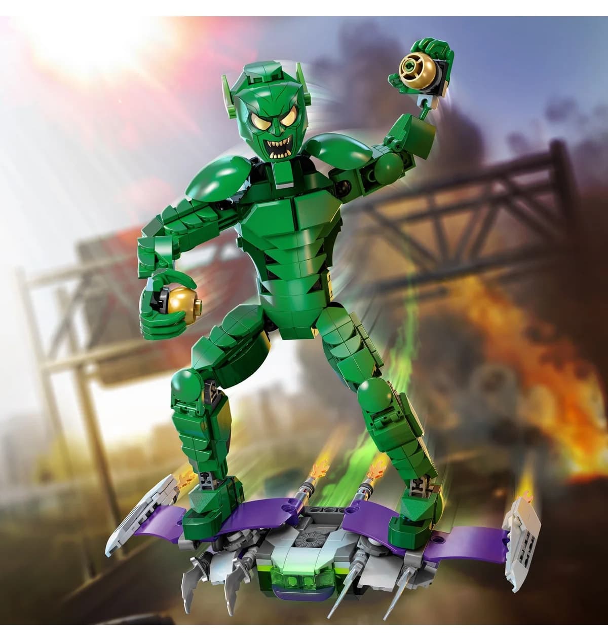 لگو مدل Marvel Green Goblin کد 76284 لگو مدل Marvel Green Goblin کد 76284