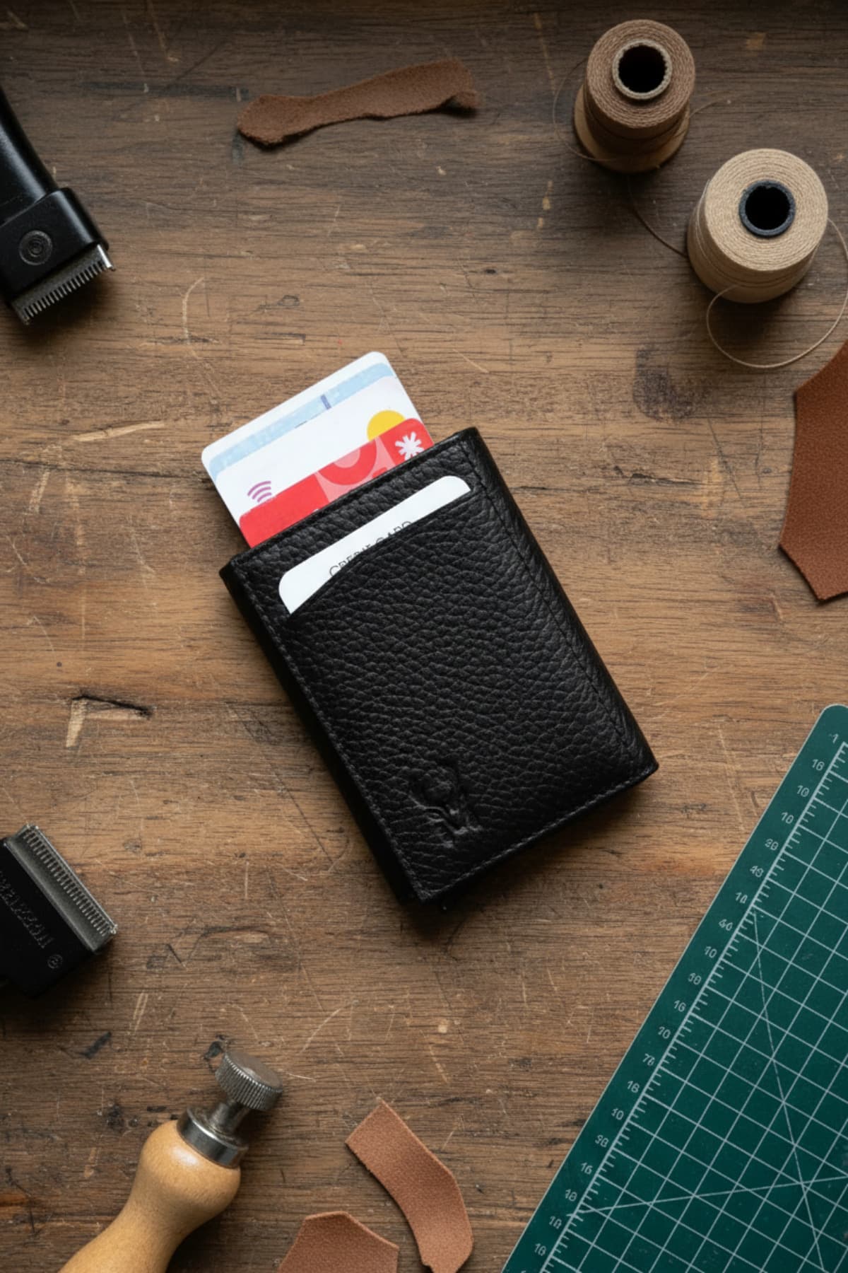 کیف پول مردانه Modica چرمی طبیعی مکانیزم خودکار RFID مشکی Pescol کیف پول مردانه Modica چرمی طبیعی مکانیزم خودکار RFID مشکی Pescol