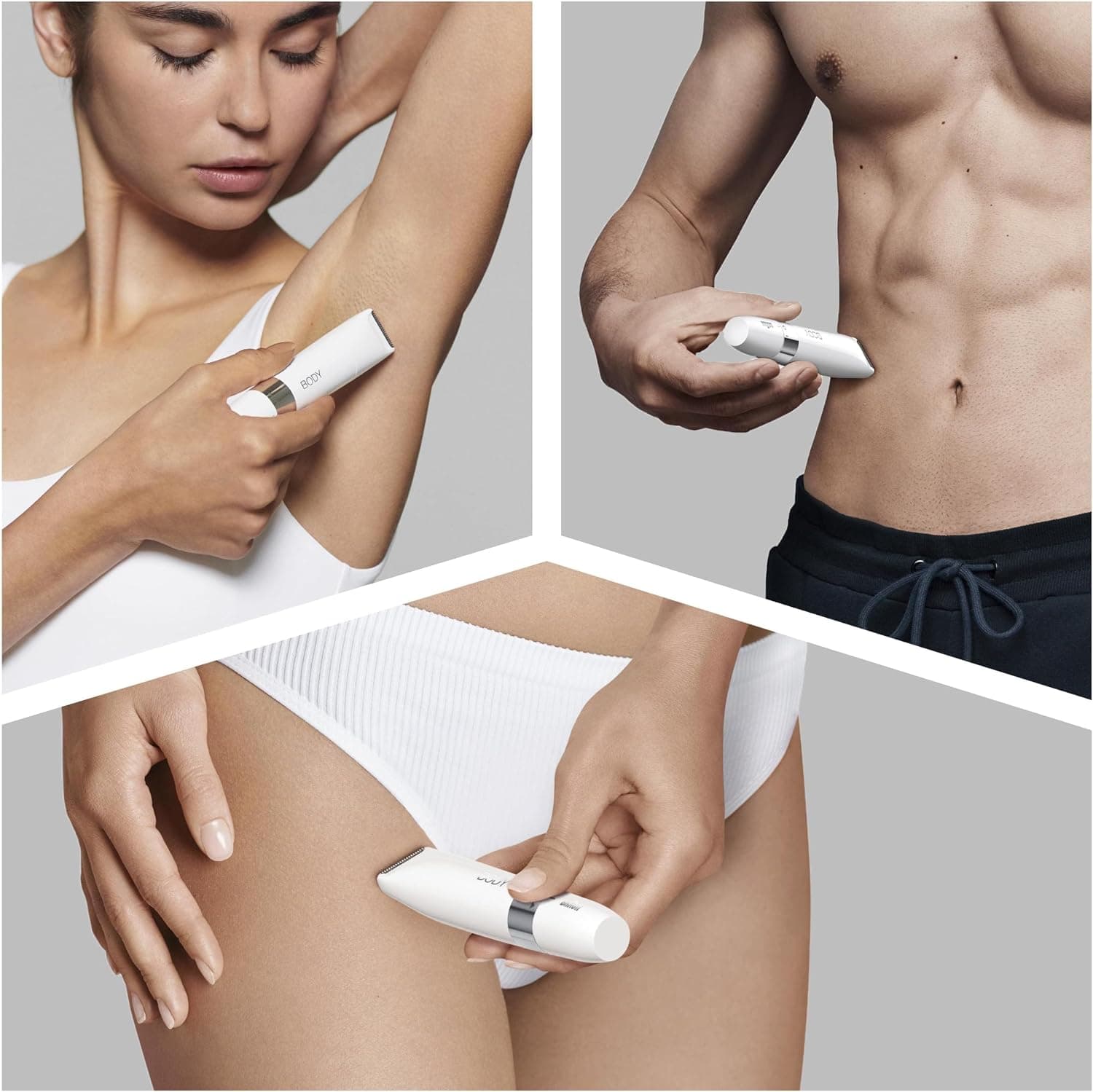 ماشین تریمر مینی بدن Braun مدل BS1000 شانه تنظیم، باتری و برس تمیزکننده ماشین تریمر مینی بدن Braun مدل BS1000 شانه تنظیم، باتری و برس تمیزکننده