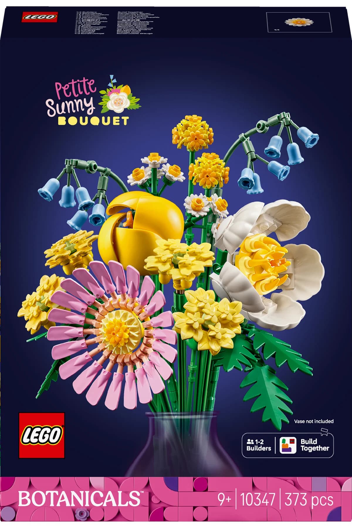 ست ساختنی اسباببازی برای 9+ سال لگو Botanicals دستهگل زرد کوچک مدل 10347، 373 قطعه ست ساختنی اسباببازی برای 9+ سال لگو Botanicals دستهگل زرد کوچک مدل 10347، 373 قطعه