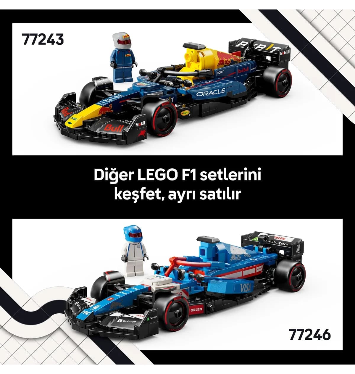 لگو 77243 Speed Champions خودروی مسابقهای F1 برای بالای ۱۸ سال مدل Oracle Red Bull Racing RB20 (251P) لگو 77243 Speed Champions خودروی مسابقهای F1 برای بالای ۱۸ سال مدل Oracle Red Bull Racing RB20 (251P)