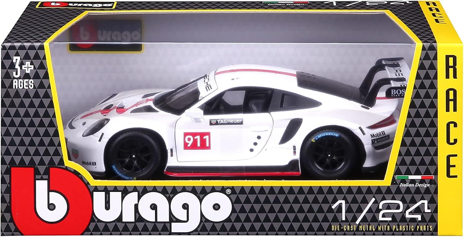ماکت ماشین Bburago مقیاس 1:24 مدل Porsche 911 RSR GT ماکت ماشین Bburago مقیاس 1:24 مدل Porsche 911 RSR GT