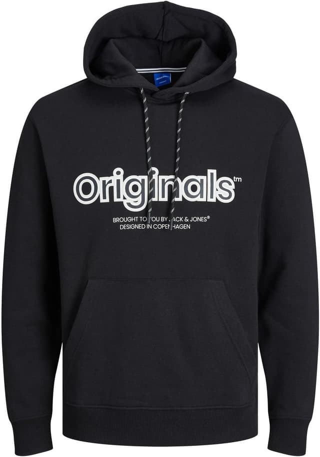 سوئیشرت مردانه Jack & Jones مشکی مدل JORLAKEWOOD SWEAT HOOD BF LN سایز M سوئیشرت مردانه Jack & Jones مشکی مدل JORLAKEWOOD SWEAT HOOD BF LN سایز M
