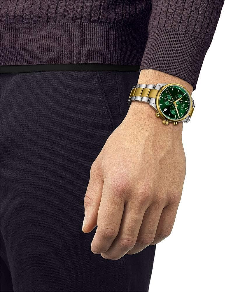 ساعت مچی مردانه Tissot Chrono XL کژوال فولادی ضدزنگ خاکستری و طلایی مدل T1166172209100 ساعت مچی مردانه Tissot Chrono XL کژوال فولادی ضدزنگ خاکستری و طلایی مدل T1166172209100
