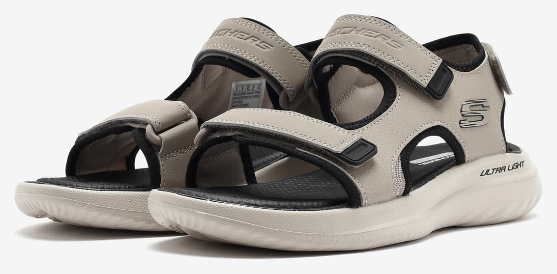 صندل مردانه Skechers بژ مدل Bounder 2.0 232893 TPBK صندل مردانه Skechers بژ مدل Bounder 2.0 232893 TPBK