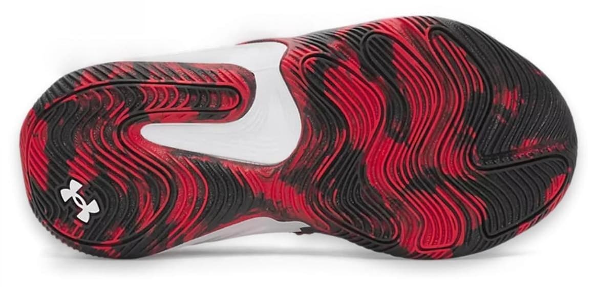 کفش ورزشی بچگانه Under Armour بسکتبال قرمز Lockdown 8 مدل 6009404 کفش ورزشی بچگانه Under Armour بسکتبال قرمز Lockdown 8 مدل 6009404