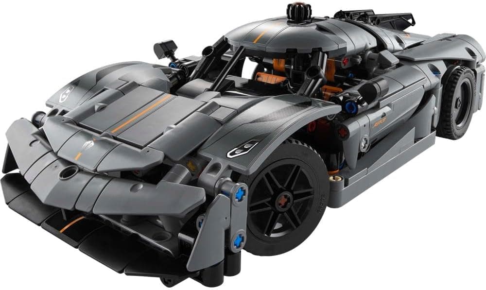 لگو Technic ابرخودرو Koenigsegg Jesko Absolut خاکستری مدل 42173 لگو Technic ابرخودرو Koenigsegg Jesko Absolut خاکستری مدل 42173