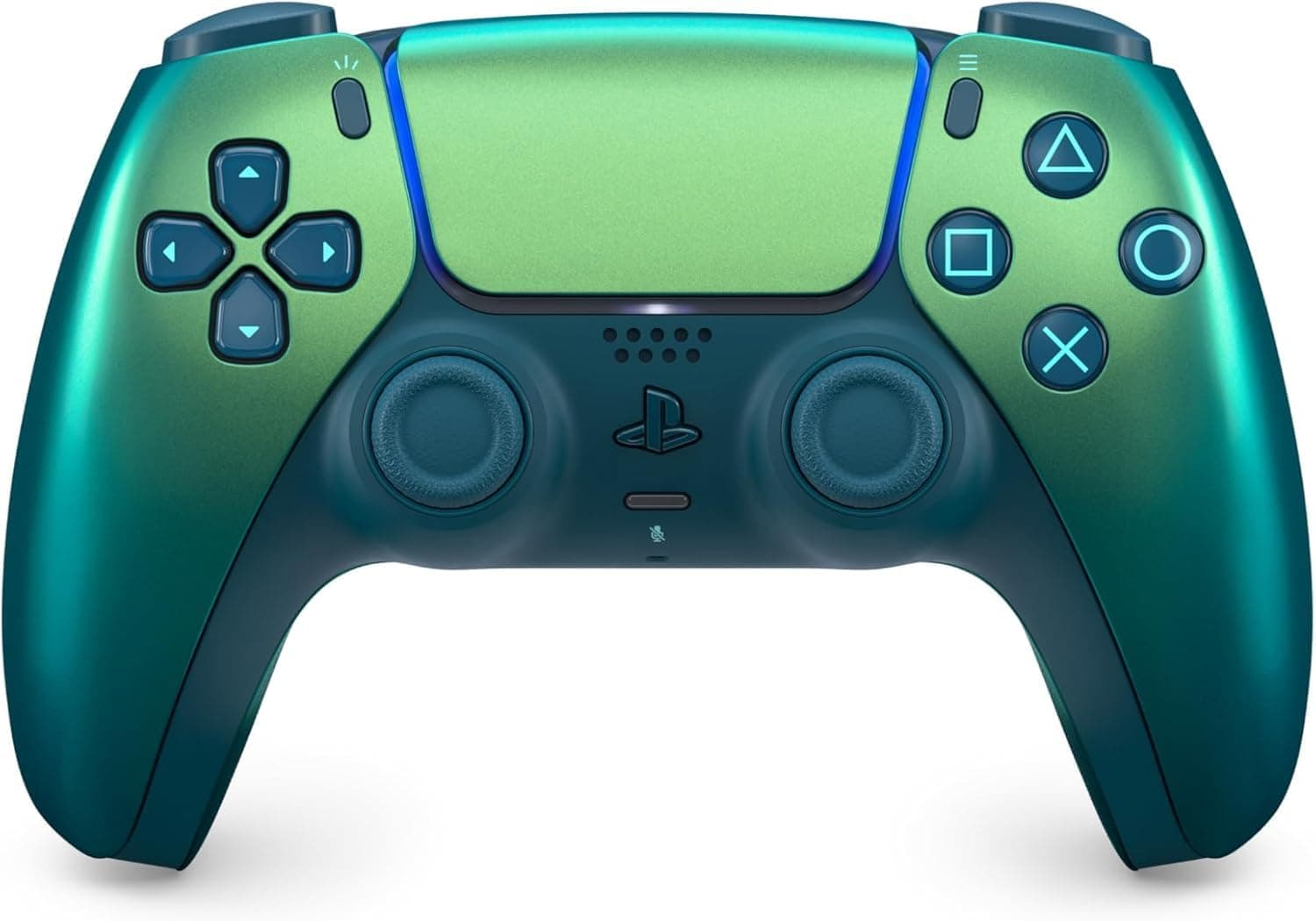 دسته بازی بیسیم Sony PlayStation DualSense سبزآبی Chroma v2 دسته بازی بیسیم Sony PlayStation DualSense سبزآبی Chroma v2