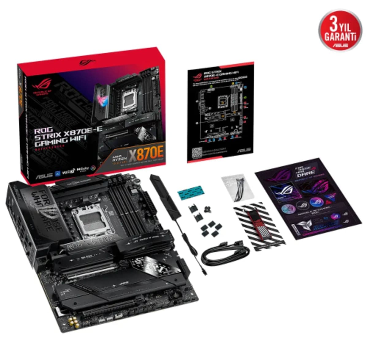 مادربرد ASUS ROG STRIX X870E-E GAMING WIFI با DDR5 و PCIe 5.0 مادربرد ASUS ROG STRIX X870E-E GAMING WIFI با DDR5 و PCIe 5.0