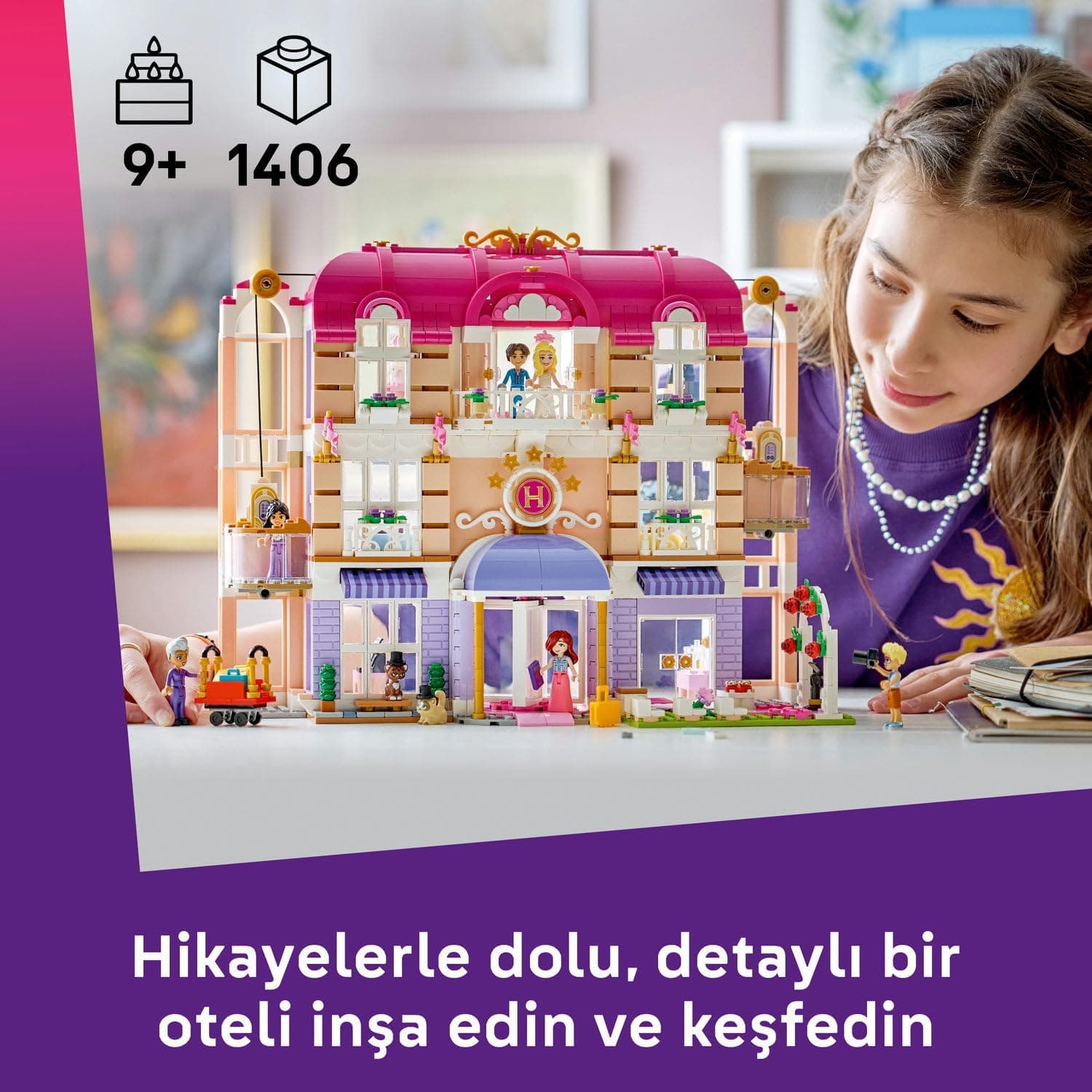 لگو Friends ست هتل بزرگ Heartlake City مدل 42704 لگو Friends ست هتل بزرگ Heartlake City مدل 42704