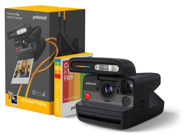 فیلم رنگی Polaroid مشکی بسته FLIP فیلم رنگی Polaroid مشکی بسته FLIP