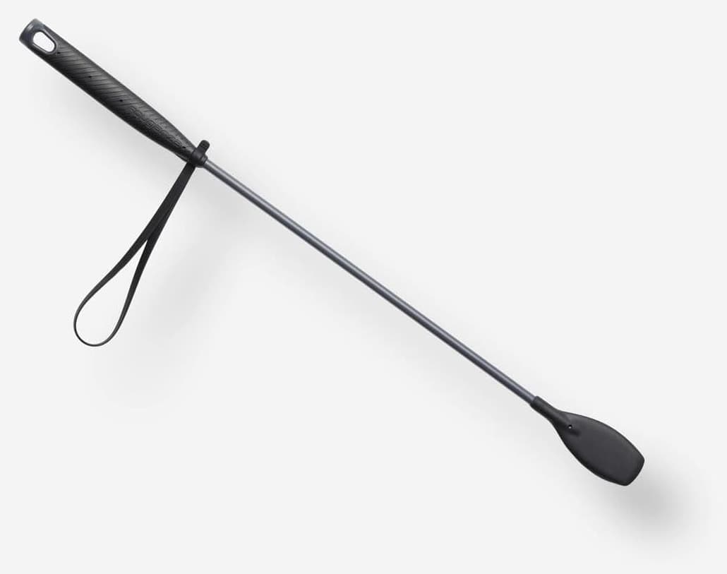 شلاق سواری یونیسکس Decathlon سیاه/خاکستری 58 cm مدل 140 شلاق سواری یونیسکس Decathlon سیاه/خاکستری 58 cm مدل 140