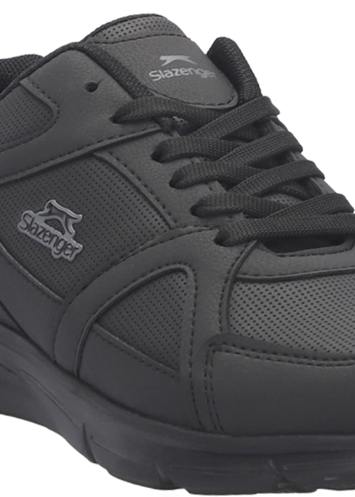کفش اسنیکر مردانه Slazenger سایز بزرگ مشکی مدل PERA کفش اسنیکر مردانه Slazenger سایز بزرگ مشکی مدل PERA