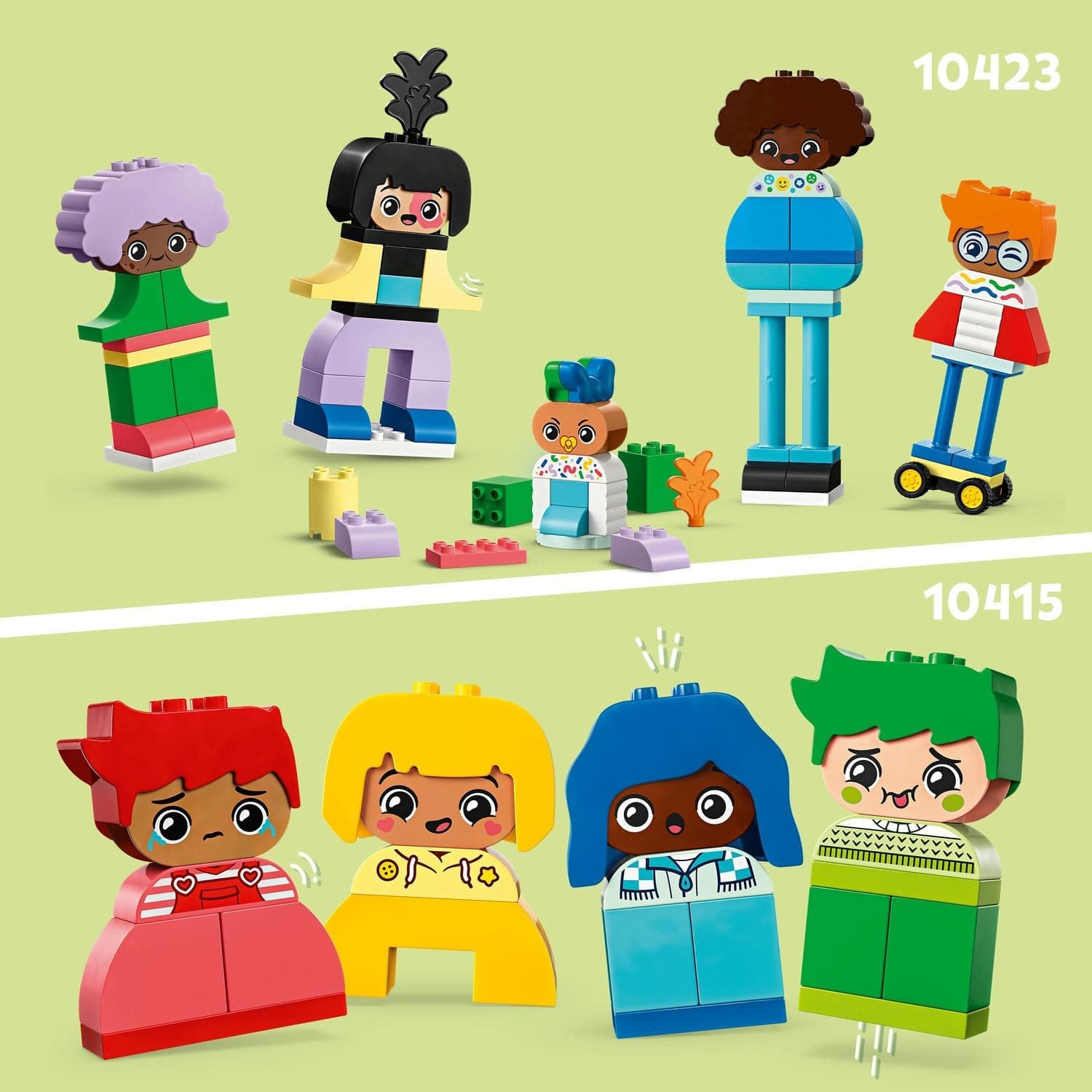 لگو DUPLO آموزشی کودکان 3 سال به بالا با آدمکهای احساسی قابل ساخت مدل 10423 (71 قطعه) لگو DUPLO آموزشی کودکان 3 سال به بالا با آدمکهای احساسی قابل ساخت مدل 10423 (71 قطعه)