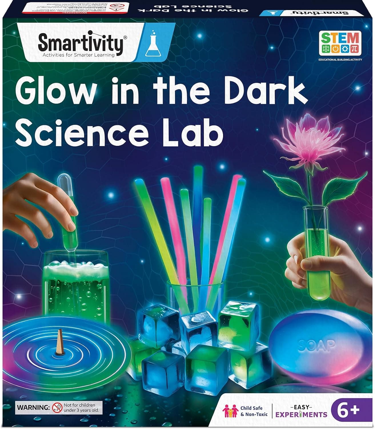 کیت علمی درخشانکننده کودک Smartivity مدل Glow Magic کیت علمی درخشانکننده کودک Smartivity مدل Glow Magic