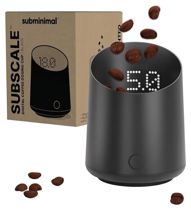 فنجان توزین دیجیتال قهوه Subminimal مدل Subscale فنجان توزین دیجیتال قهوه Subminimal مدل Subscale