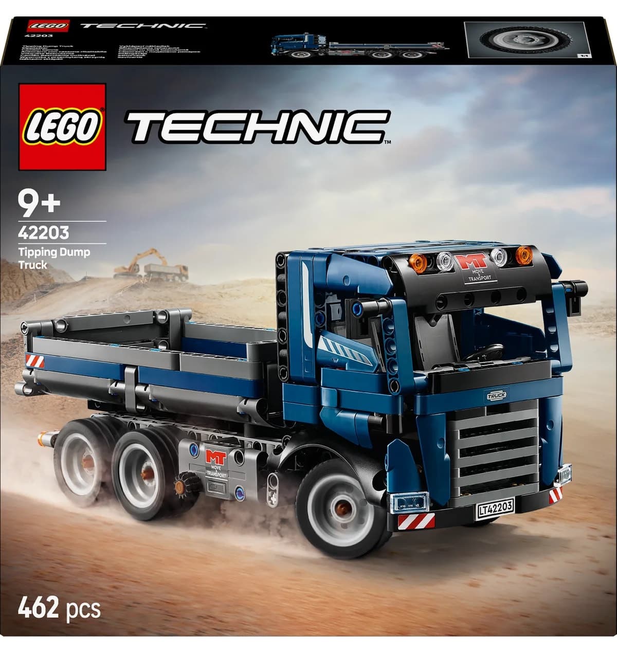 لگو سری Technic کامیون کمپرسیدار مدل 42203 با 462 قطعه لگو سری Technic کامیون کمپرسیدار مدل 42203 با 462 قطعه