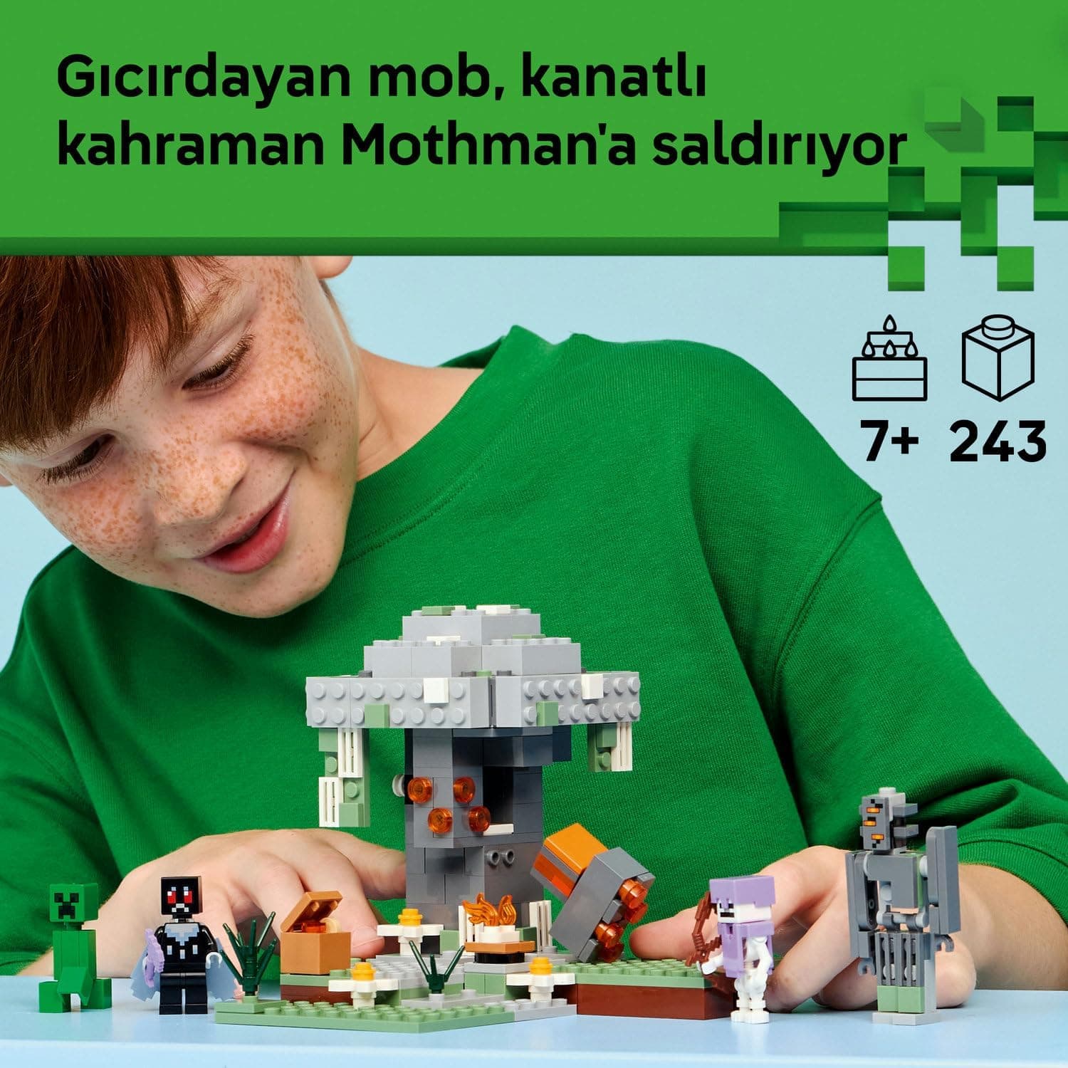 لگو Minecraft باغ پژمرده مدل 21586 لگو Minecraft باغ پژمرده مدل 21586