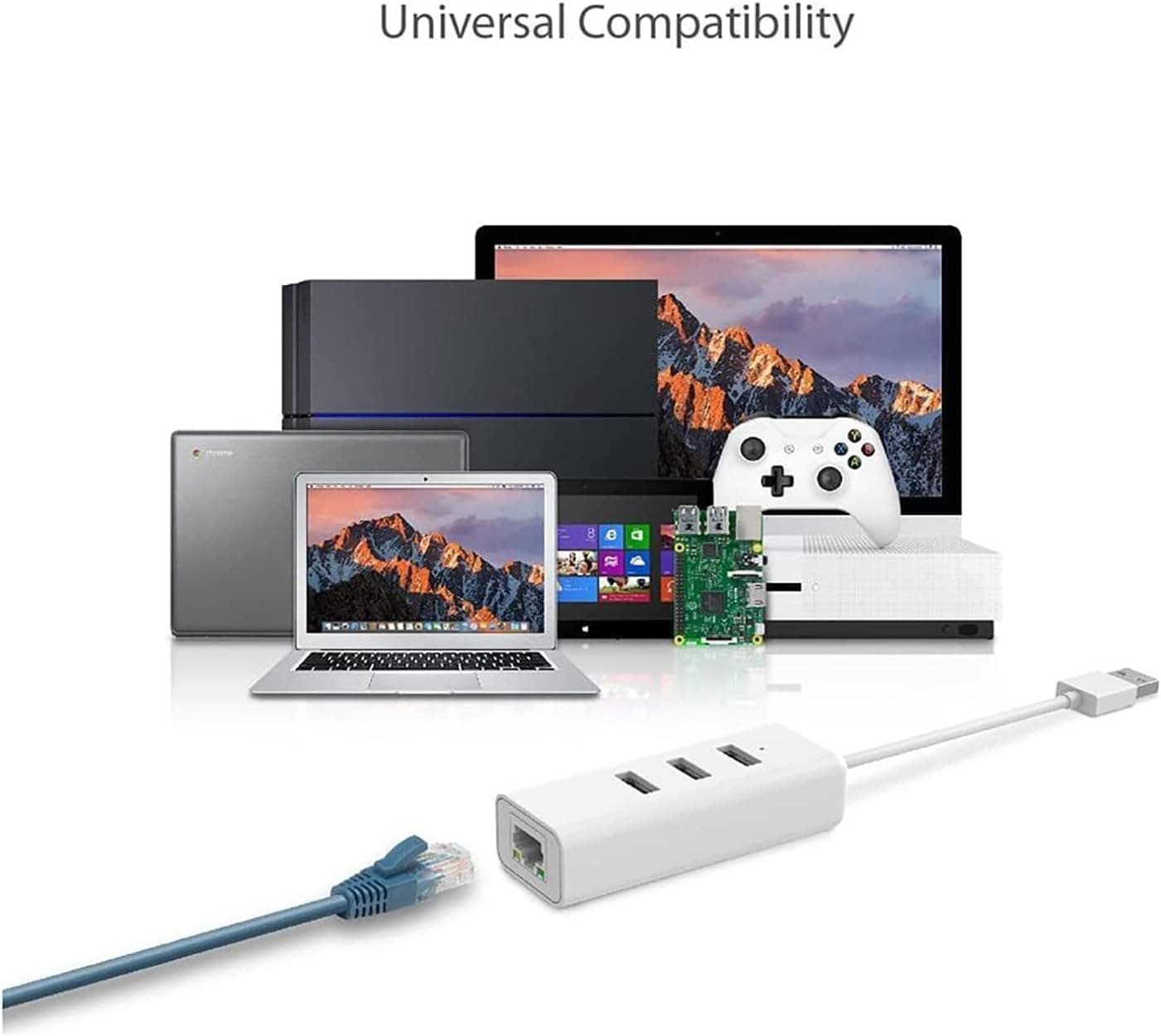 هاب USB 3.0 سه پورت TP-Link آداپتور اترنت گیگابیتی مدل UE330 سفید هاب USB 3.0 سه پورت TP-Link آداپتور اترنت گیگابیتی مدل UE330 سفید