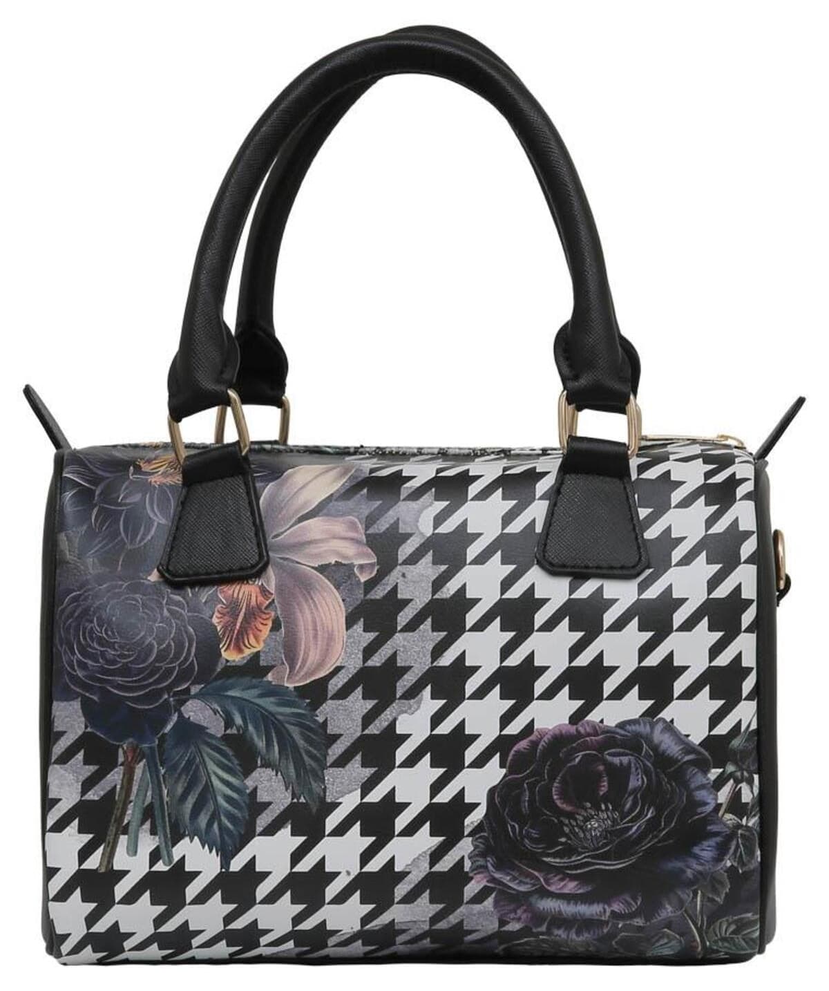 کیف دستی زنانه Dogo چرم وگان مشکی طرح Black Majestic Garden کیف دستی زنانه Dogo چرم وگان مشکی طرح Black Majestic Garden