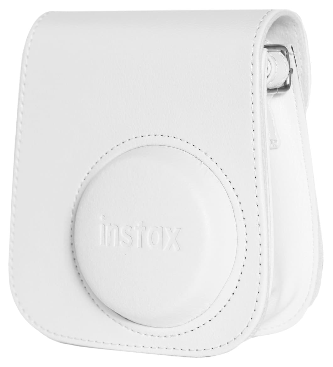 دوربین فوری Fujifilm Instax mini 12 سفید با ۱۰ فیلم، آلبوم و کیف چرمی دوربین فوری Fujifilm Instax mini 12 سفید با ۱۰ فیلم، آلبوم و کیف چرمی