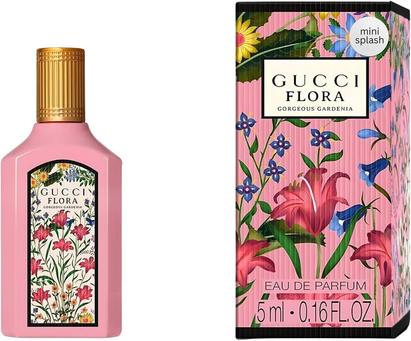 عطر زنانه Gucci Flora Gorgeous Gardenia ادو پرفیوم Mini Splash 0.16 fl oz عطر زنانه Gucci Flora Gorgeous Gardenia ادو پرفیوم Mini Splash 0.16 fl oz