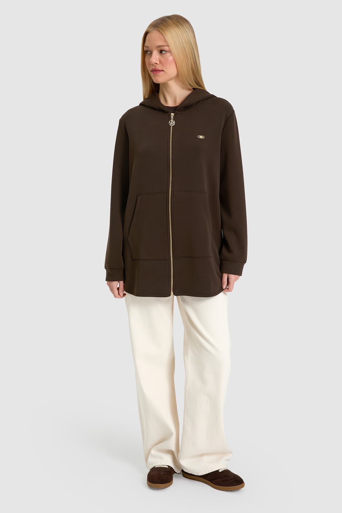 سوئیشرت زنانه U.S. Polo Assn. قهوهای تیره مدل 50326767-VR084 سوئیشرت زنانه U.S. Polo Assn. قهوهای تیره مدل 50326767-VR084