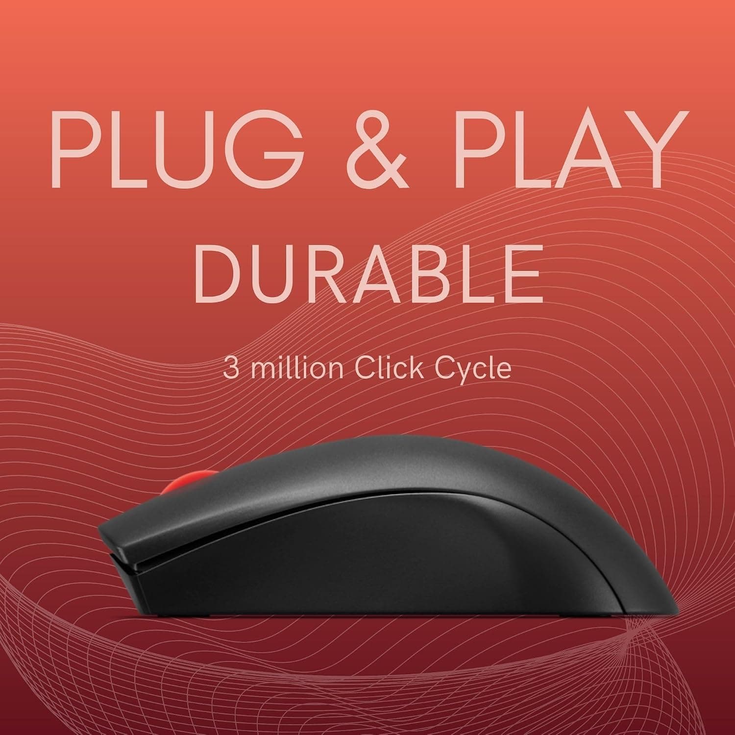 ماوس بیسیم Lenovo 150 دانگل USB-A 2.4G سنسور نوری مشکی مدل GY51L52638 ماوس بیسیم Lenovo 150 دانگل USB-A 2.4G سنسور نوری مشکی مدل GY51L52638