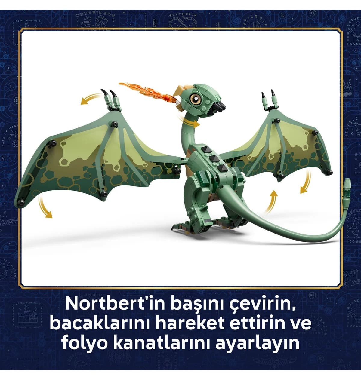 لگو Harry Potter نوربرت بچه اژدهای Hagrid مدل 76477 لگو Harry Potter نوربرت بچه اژدهای Hagrid مدل 76477