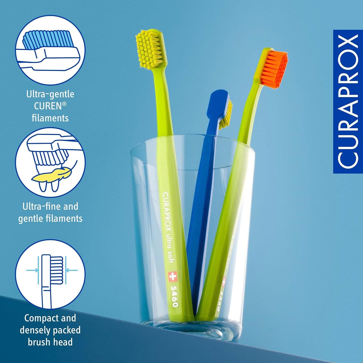 مسواک فوقالعاده نرم CURAPROX بسته 3 عددی مسواک فوقالعاده نرم CURAPROX بسته 3 عددی