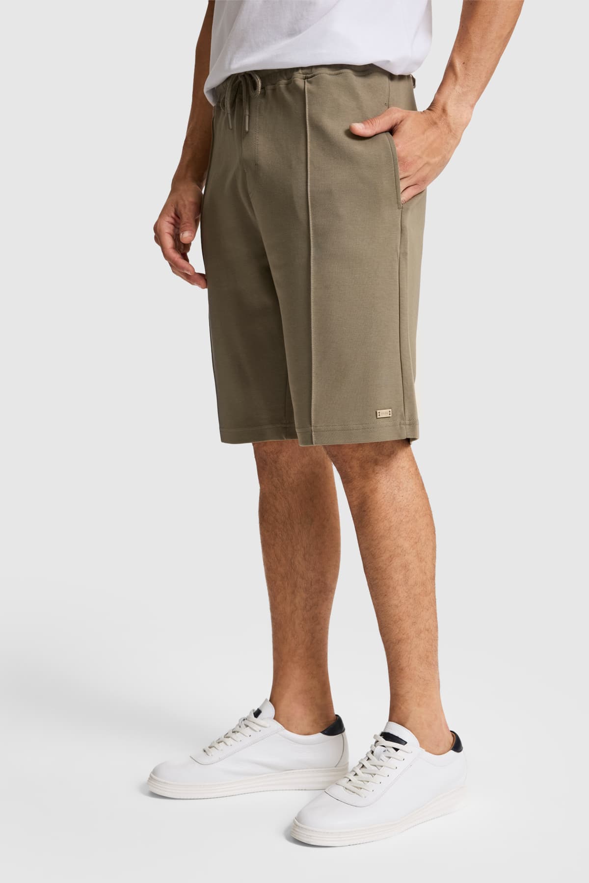 شورت مردانه U.S. Polo Assn. بافت خاکی مدل 50327203-VR027 شورت مردانه U.S. Polo Assn. بافت خاکی مدل 50327203-VR027