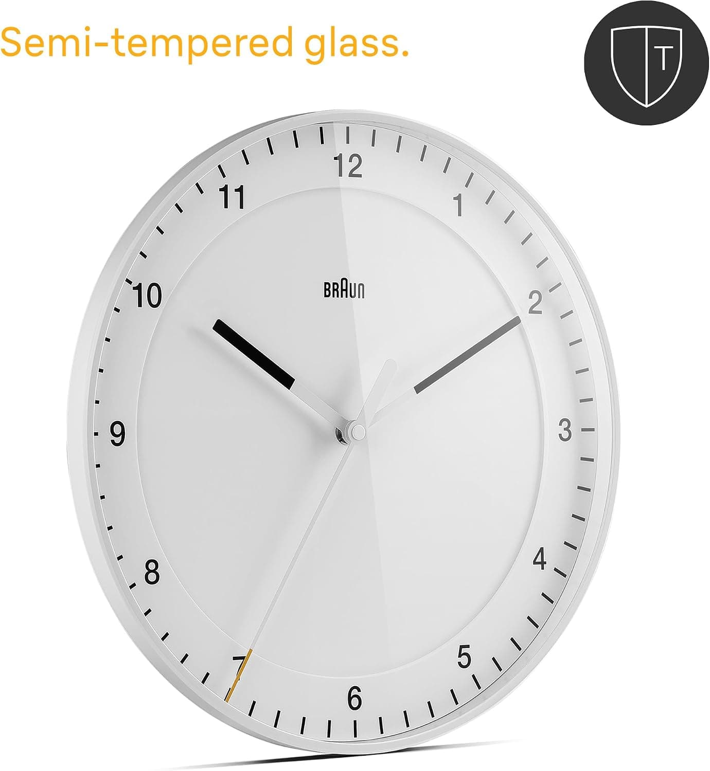 ساعت دیواری آنالوگ Braun کلاسیک بیصدا سفید 30cm مدل BC17W ساعت دیواری آنالوگ Braun کلاسیک بیصدا سفید 30cm مدل BC17W