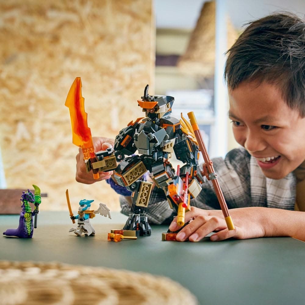 لگو NINJAGO Cole's Mission Mech & Dragon Zane مدل 71854 لگو NINJAGO Cole's Mission Mech & Dragon Zane مدل 71854